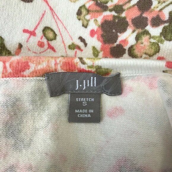 J Jill Womens Long Sleeves Stretch Crossover Wrap Multi Color Sweater Size Small - Picture 5 of 7